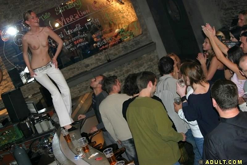 Hardcore Partying - Sex Party Orgy In Basement Pub.