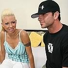 blonde giving head